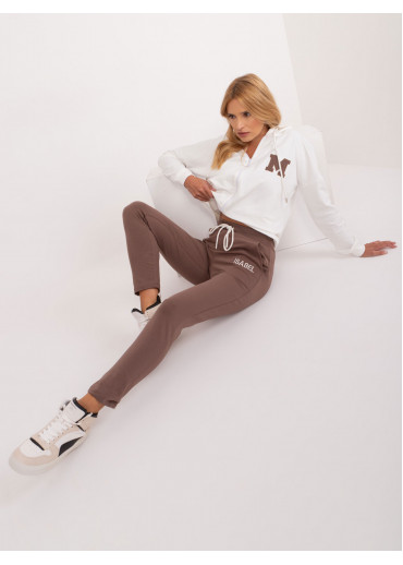 Karamelovo hnedá tepláková súprava