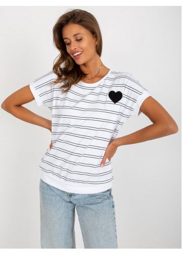 Čierne tričko srdce