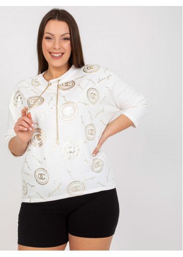 Smotanovo biele tričko s potlačou