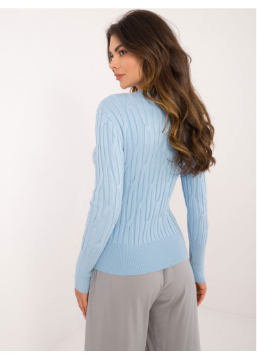 Svetlomodrý dámsky sveter