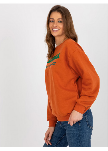 Karamelovo hnedá mikina