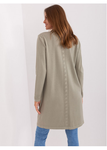 Khaki zelený kardigán