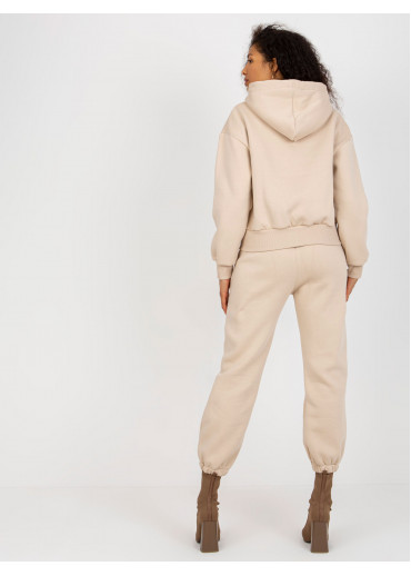 Béžovo hnedá tepláková súprava