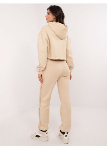 Béžovo hnedá tepláková súprava