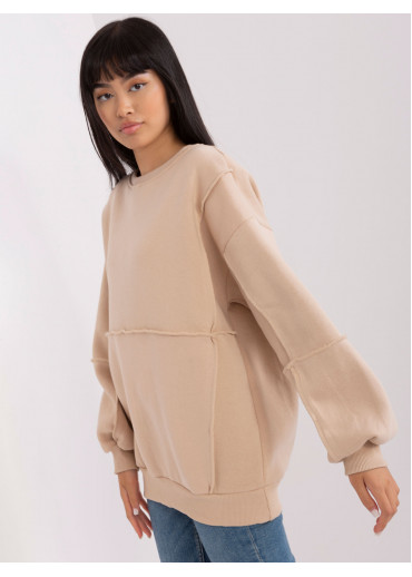 Béžovo hnedá mikina