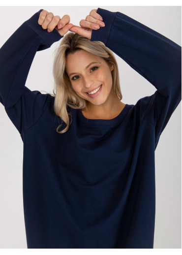 Modrá mikinová tunika