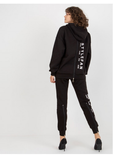 Čierna tepláková súprava