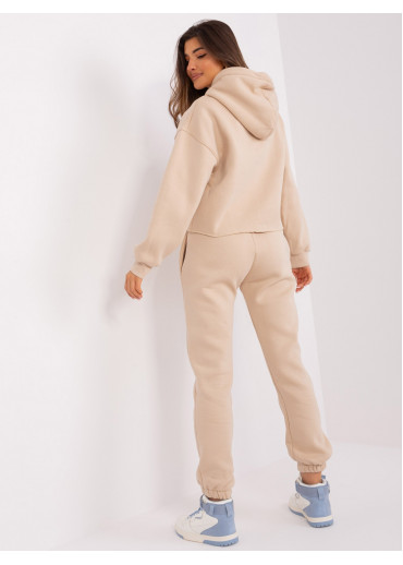 Béžovo hnedá tepláková súprava