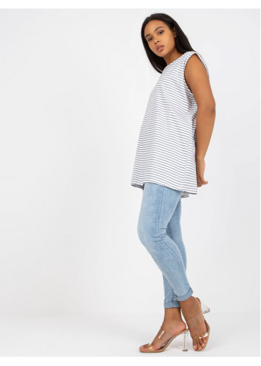 Svetlomodrý pruhovaný top