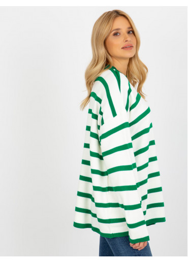 Tmavozelený pulóver