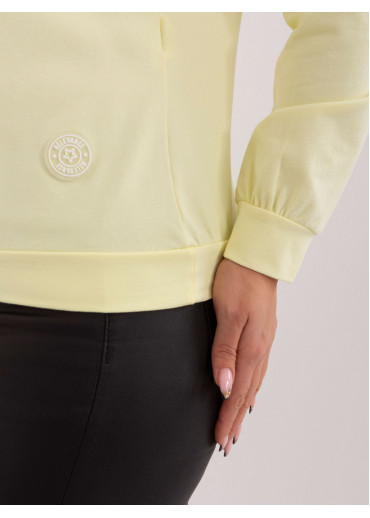 Vanilkovo žlté tričko s dlhým rukávom