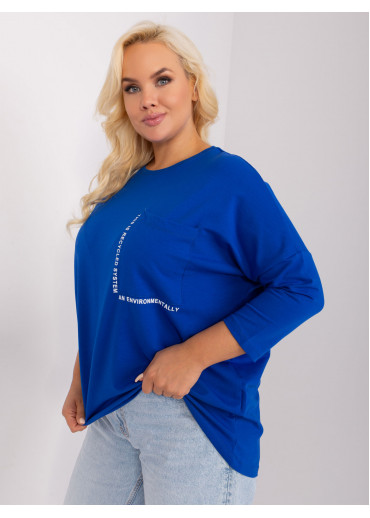 Kobaltovo modré tričko