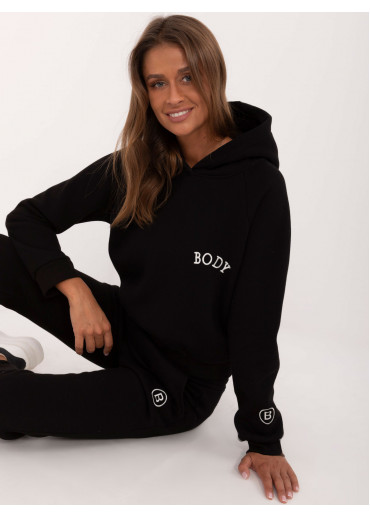 Čierna dámska tepláková súprava