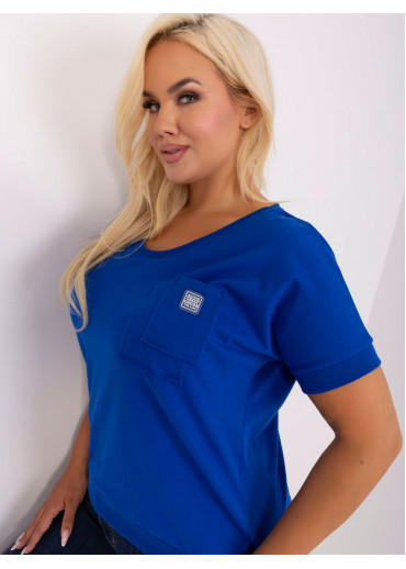 Kobaltovo modré tričko