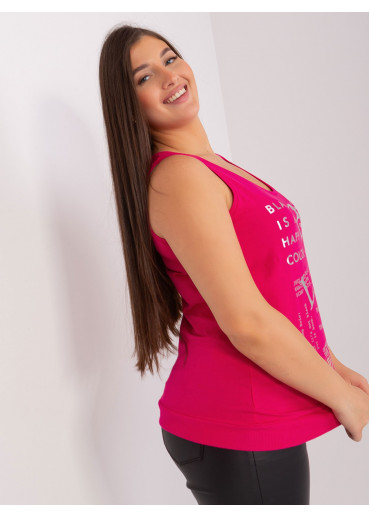 Fuchsiovo ružový top