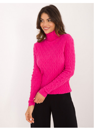 Fuchsiovo ružový dámsky rolák