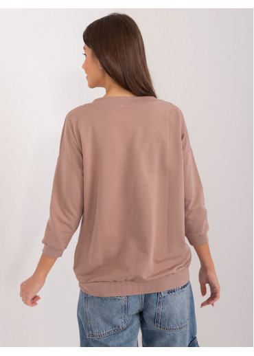 Béžovo hnedé tričko