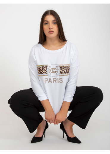 Biele tričko Paris
