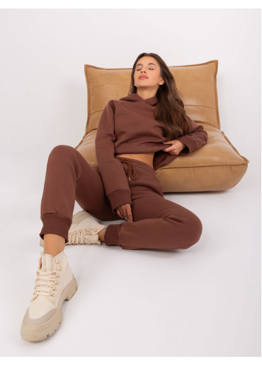 Hnedá tepláková súprava