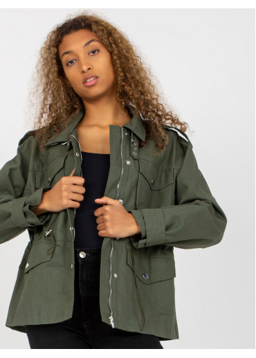 Khaki zelená bunda