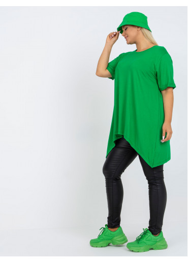 Zelená tričková tunika
