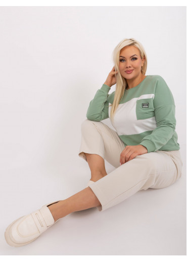 Svetlozelené tričko s dlhým rukávom