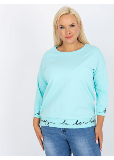 Svetlozelená mikina