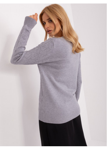 Sivý pulóver