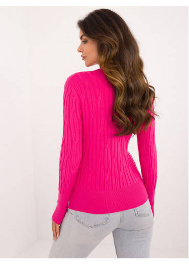 Fuchsiovo ružový dámsky sveter