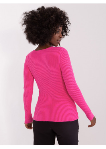 Tmavopúdrovo ružový pulóver