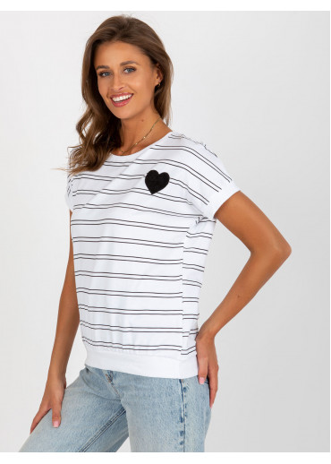 Čierne tričko srdce