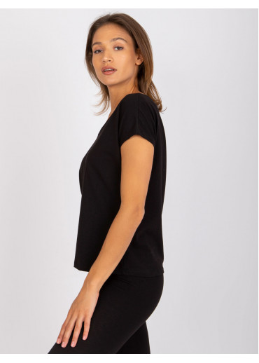 Čierne basic tričko