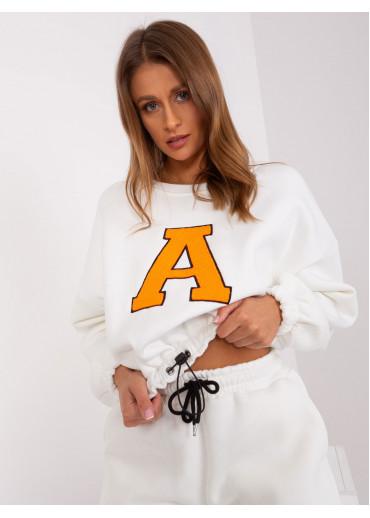 Smotanovo biela tepláková súprava