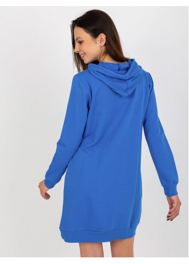 Modrá mikinová tunika