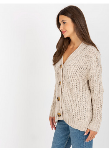 Béžovo hnedý sveter