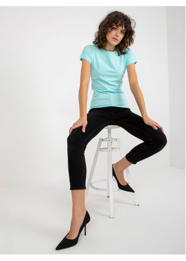 Svetlomodré basic tričko