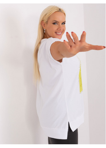 Limetkovo zelené tričko s potlačou