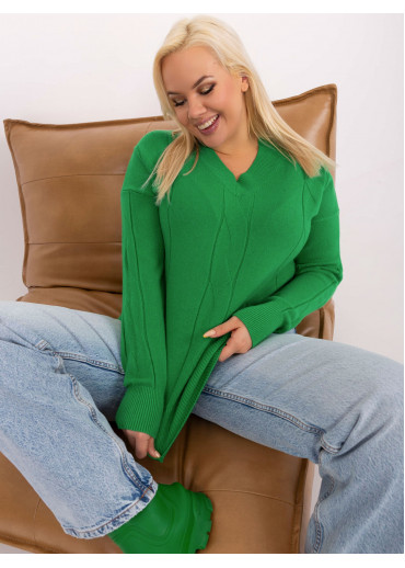 Zelený pulóver