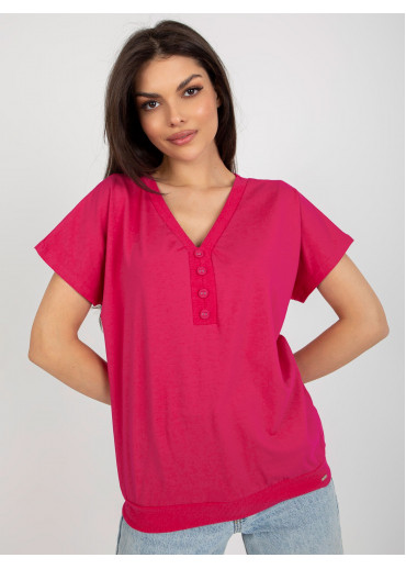 Fuchsiovo ružové tričko