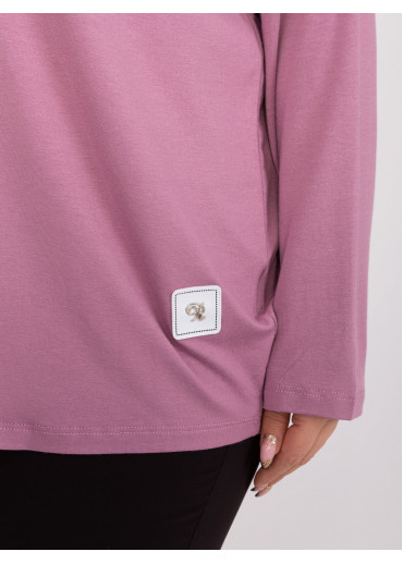 Tmavopúdrovo ružové tričko