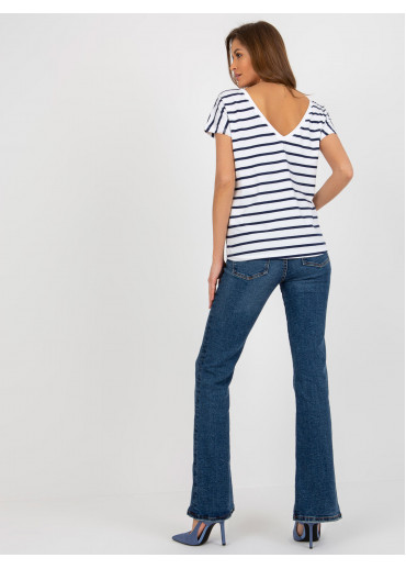 Svetlomodré pruhované tričko