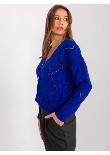 Kobaltovo modrý sveter