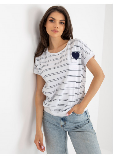 Svetlomodré tričko srdce