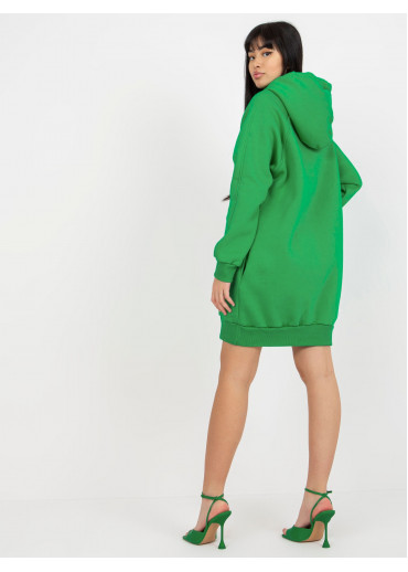 Zelená mikina s kapucňou