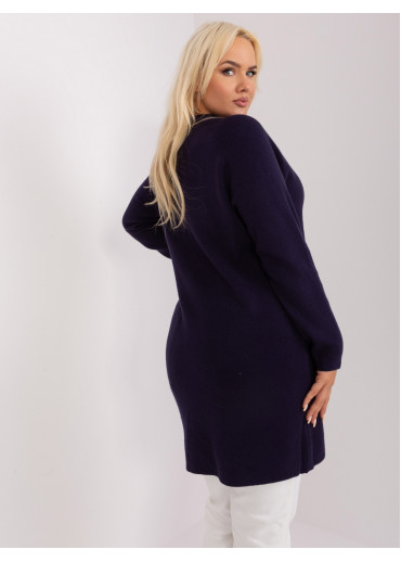 Modrý predĺžený sveter