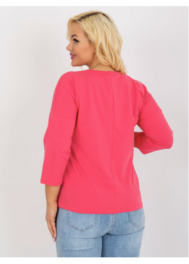 Ružové tričko s potlačou