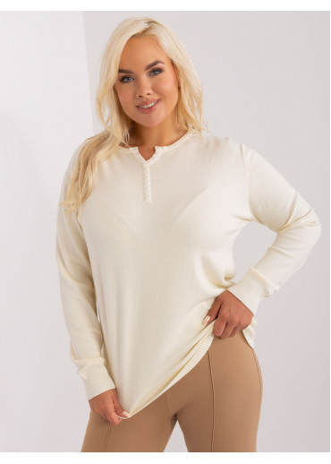 Béžovo hnedý pulóver