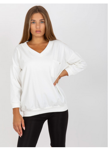 Smotanovo biela mikina