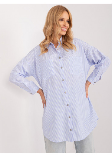 Svetlomodrá dámske košeľa