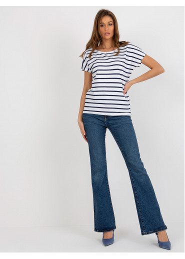 Svetlomodré pruhované tričko